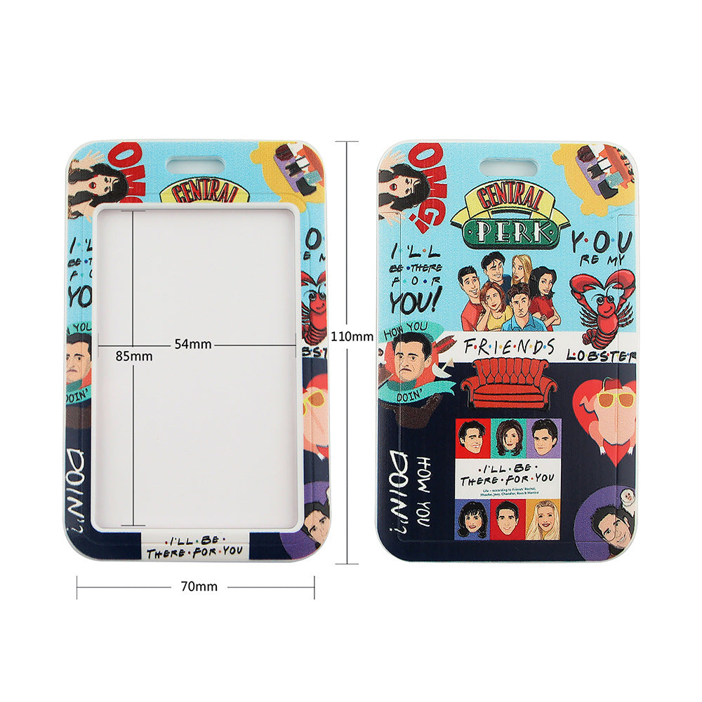 Friends Phone Lanyard ID Card Holder