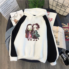 Lovely Women's Trendy Anime Graphic Loose Hoodie