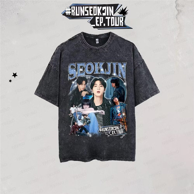 JIN Run Seokjin Ep Tour 2025 Vintage Shirt