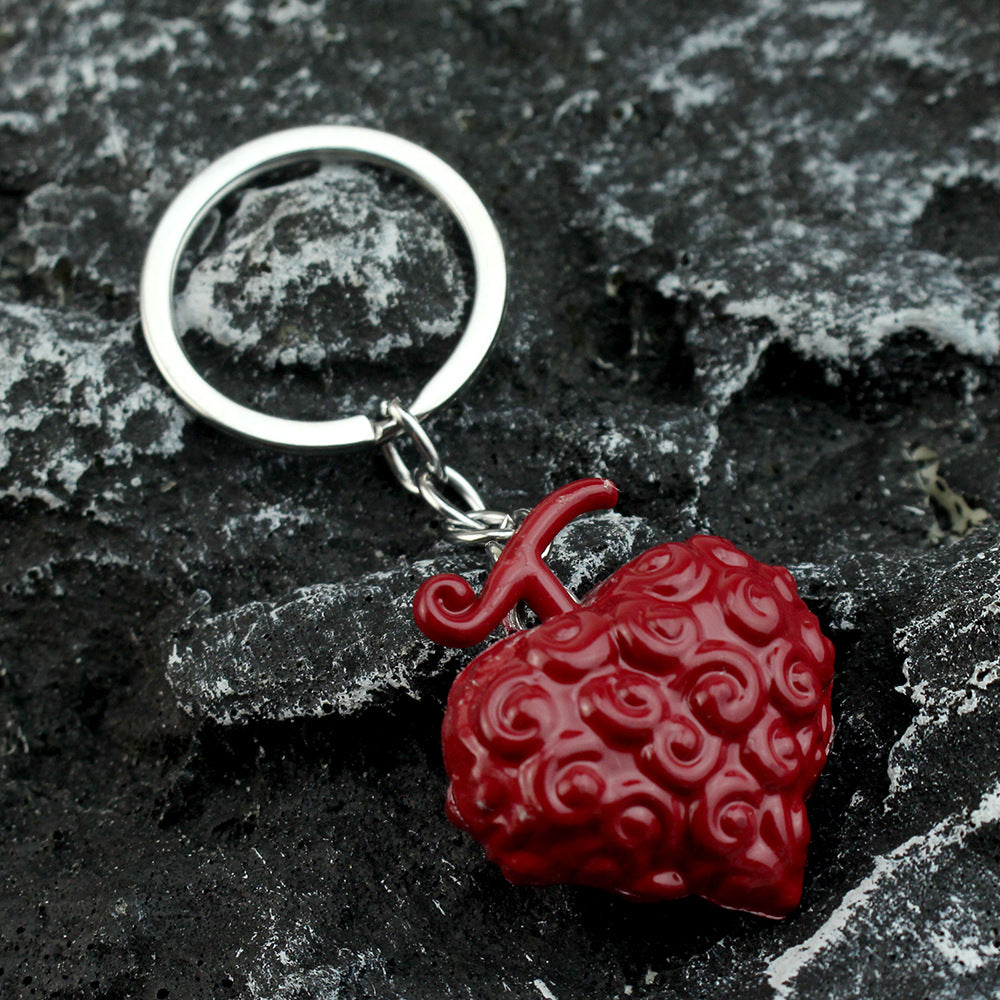 Luffy Devil Fruit Keychain Pendant