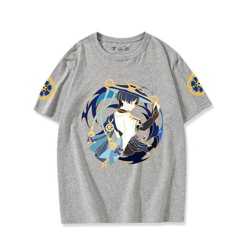 Unisex Game Scaramouche Cotton Short-sleeved T-shirt