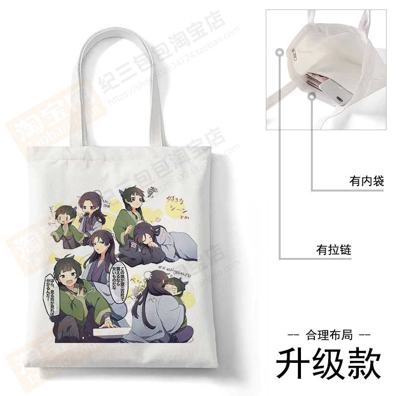 Anime Canvas Tote Bag