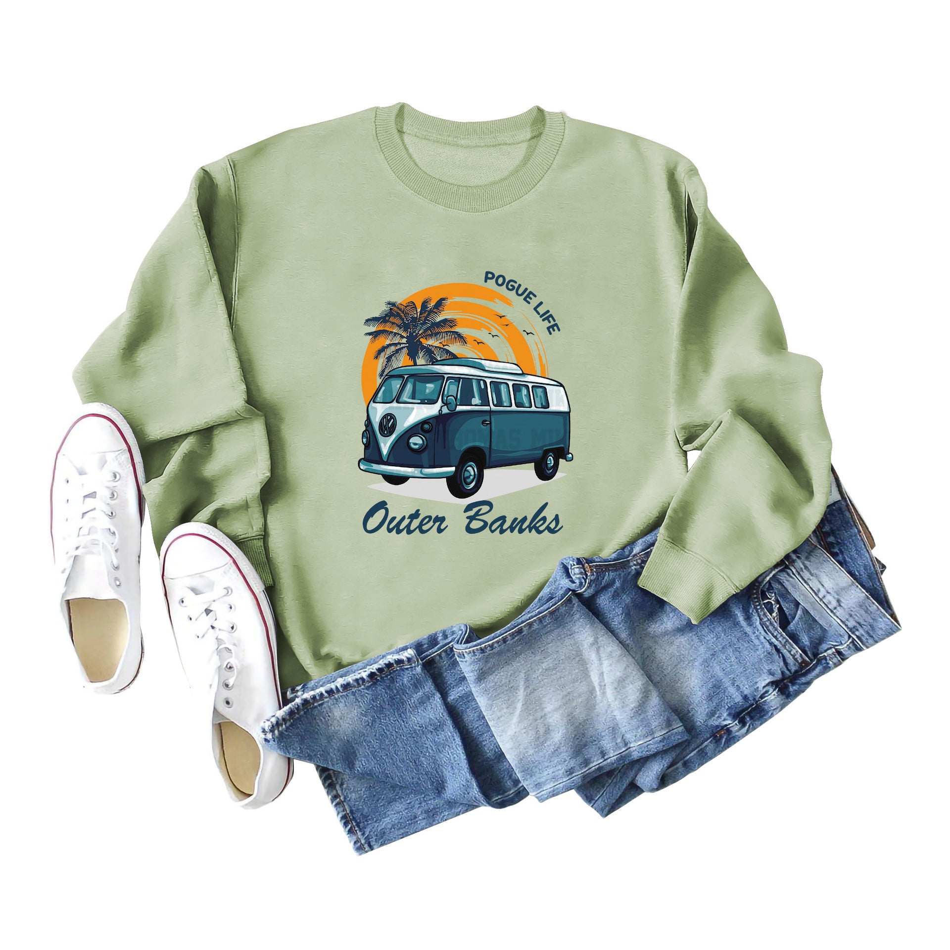 Leisure Pogue Life Crew Neck Sweatshirt