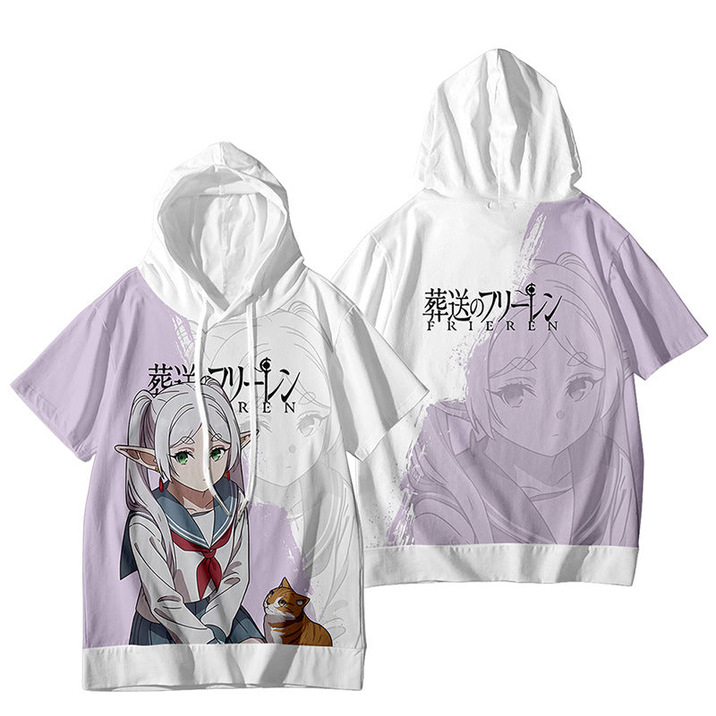Lovely Anime 3d Print Short Sleeve T-Shirt