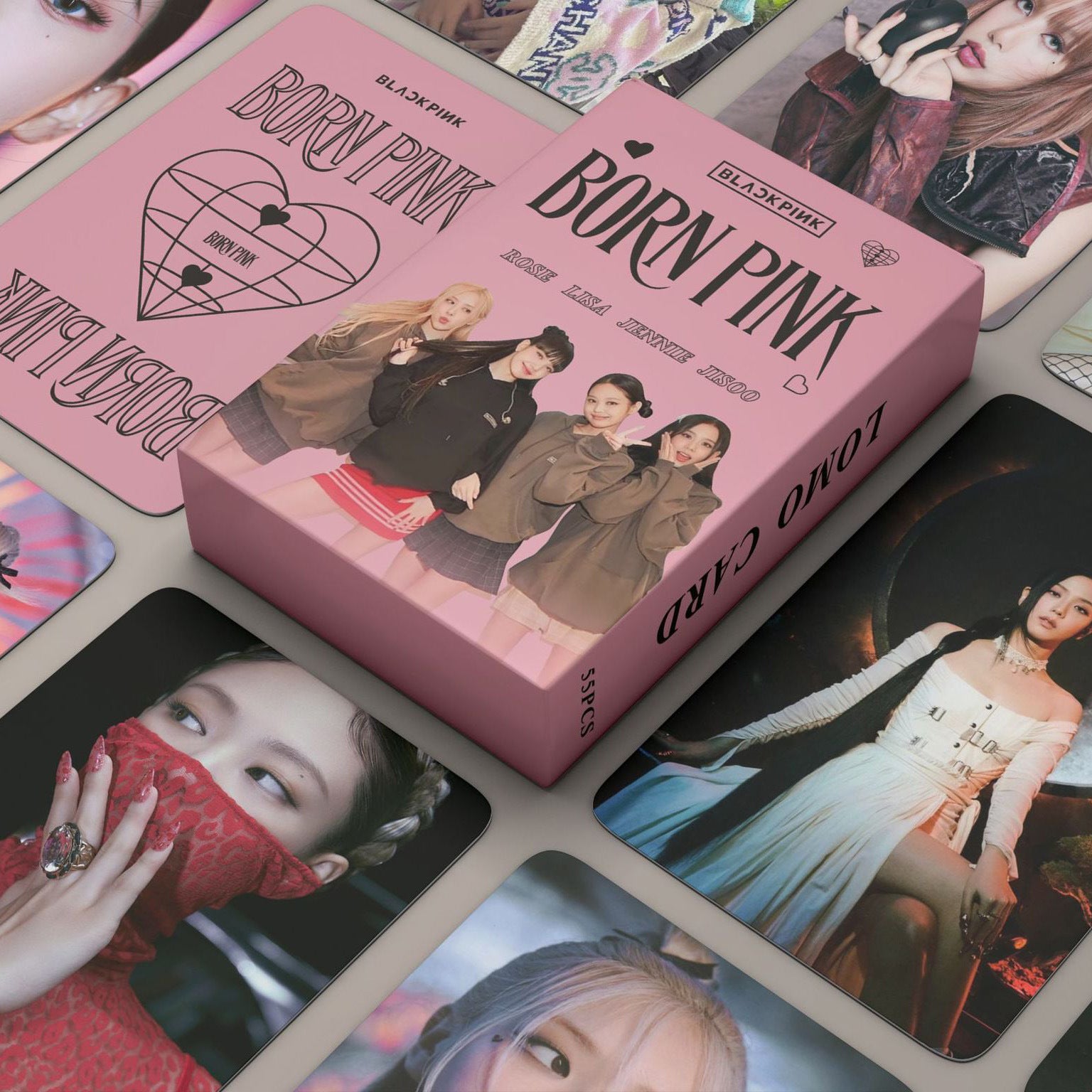 55 KPOP Lisa Rose PhotoCards