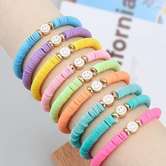 Cute Taylor Color Sliced Bracelet Set