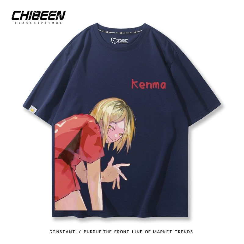Unisex Kenma Anime Short Sleeve T-Shirt