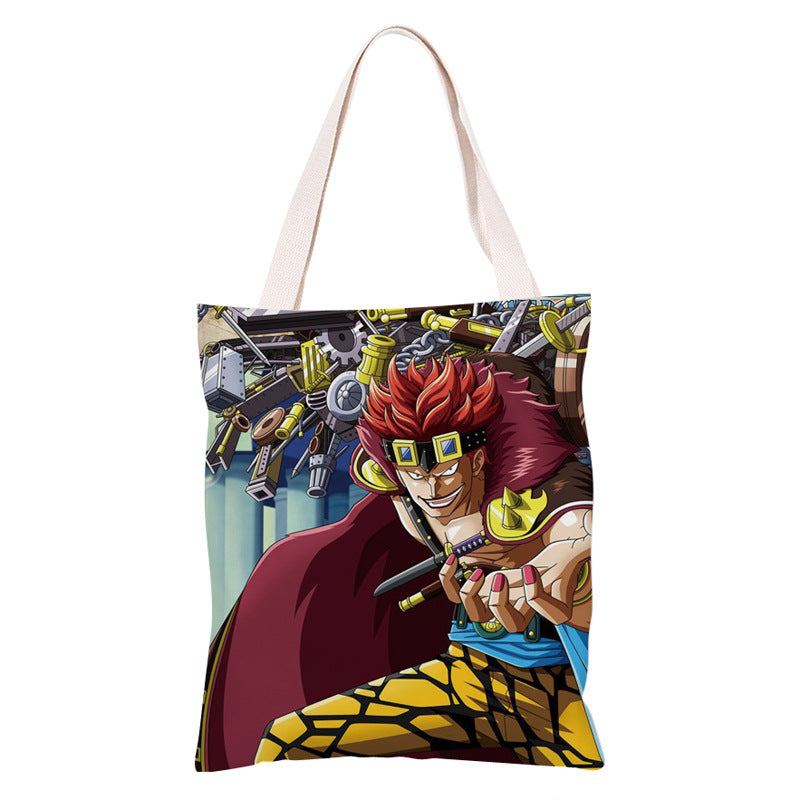 Trendy Anime Canvas Shoulder Bag