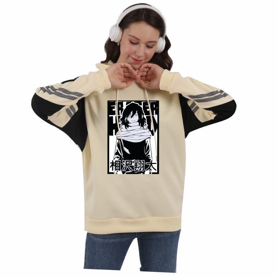 Unisex Anime Pattern Printed Loose Hoodie