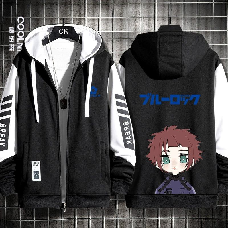 Cool Anime Printed Cardigan Thin Hoodie