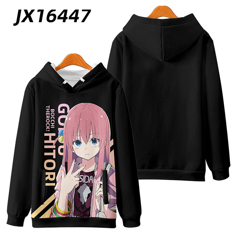 Trendy Anime Bocchi Cosplay Pullover Hoodie