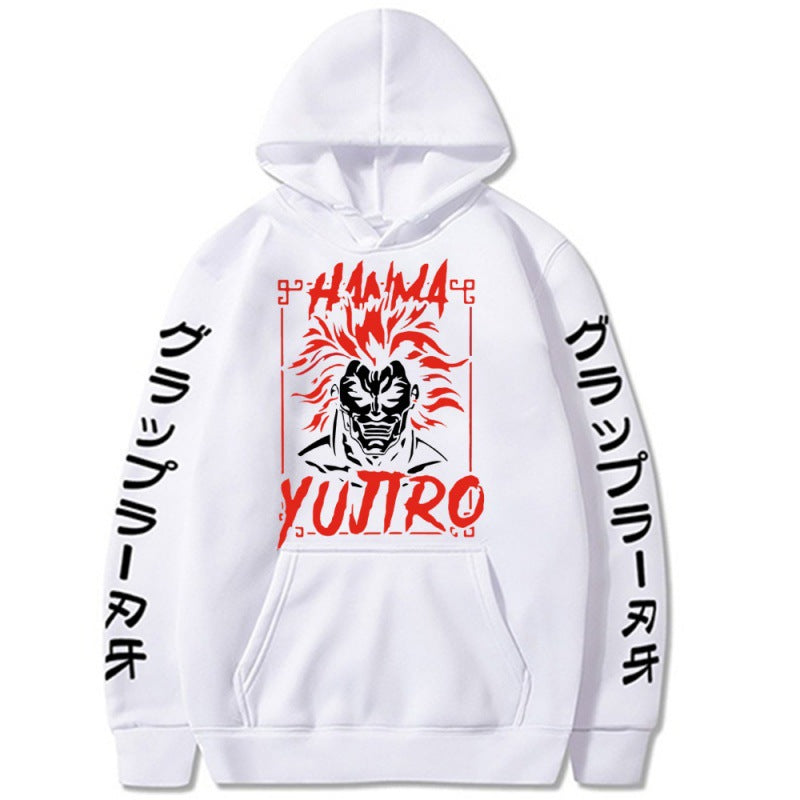 Unisex Baki Anime Printed Loose Hoodie