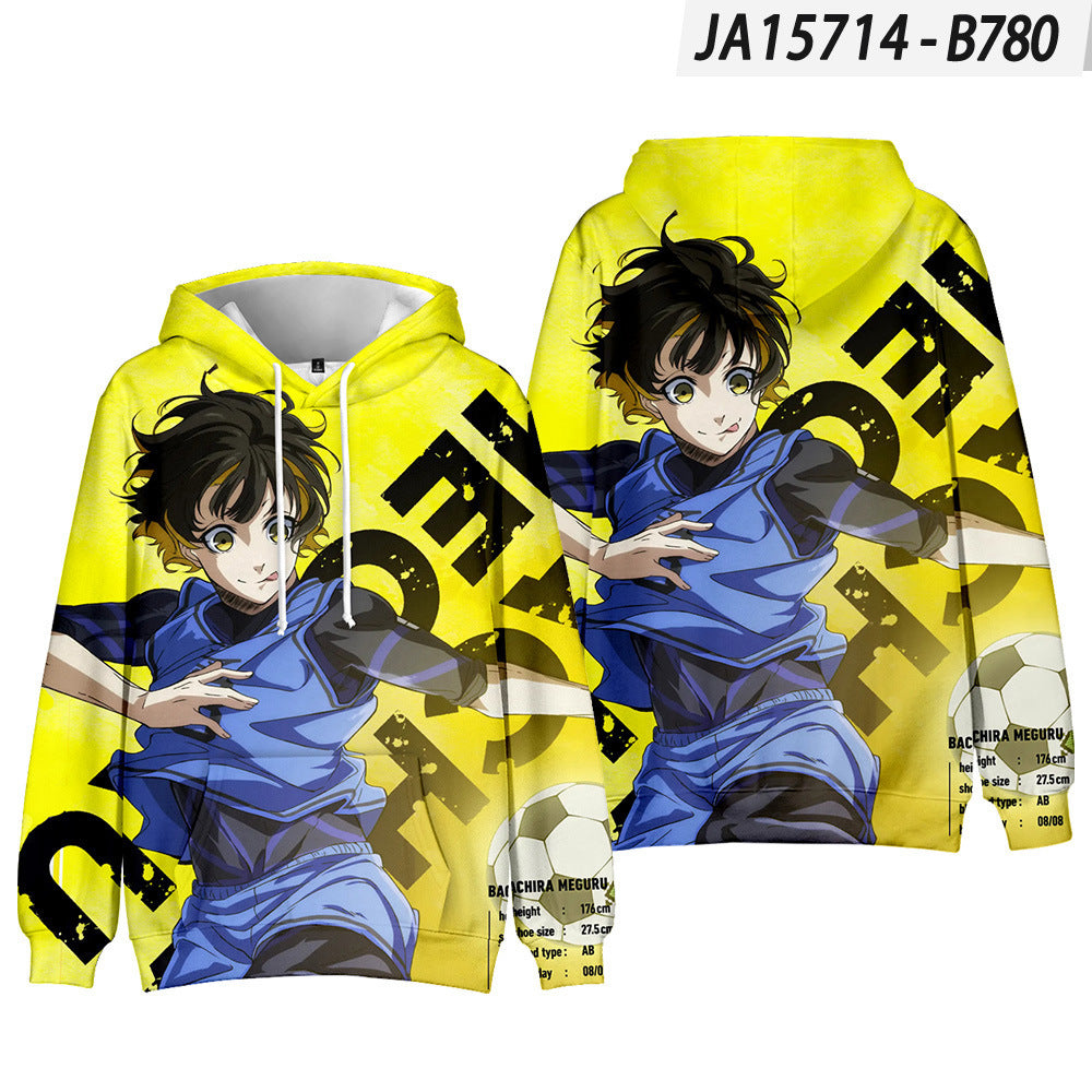 Trendy Anime Digital Print Cosplay Hoodie