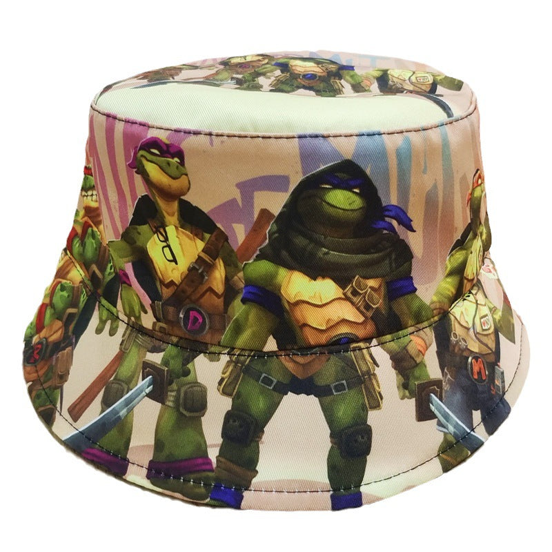 Casual Anime Printed Bucket Hat