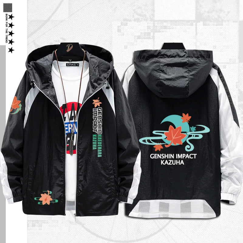 Unisex Game Logo Print Sunscreen Jacket