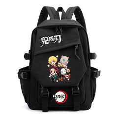 Retro Anime Printed School Backpack