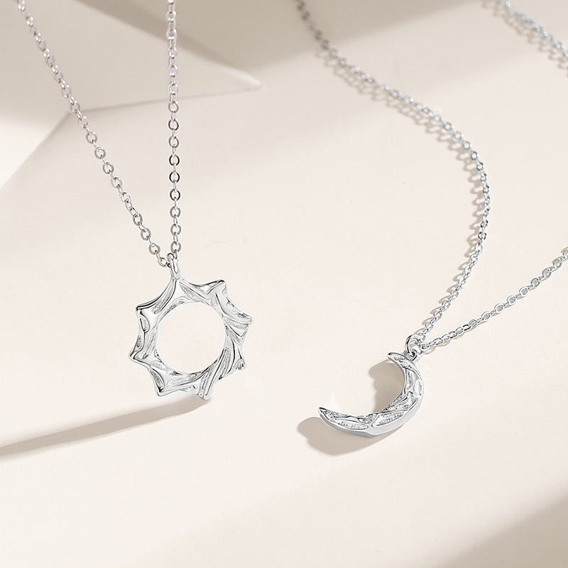 Sun and Moon Couple Necklace