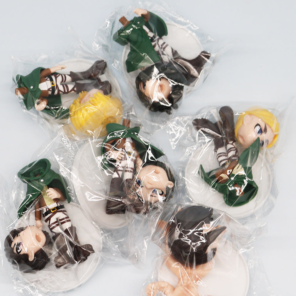 Levi Anime Figure Ornament Set