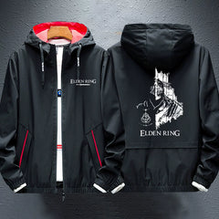 Trendy Game Print Thin Hooded Jacket