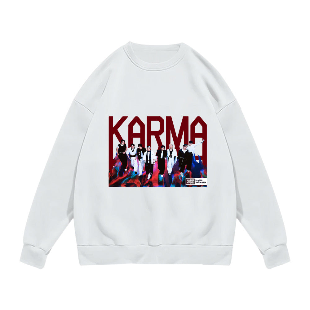 SKZ KARMA Album Characters Retro Sweatshirt
