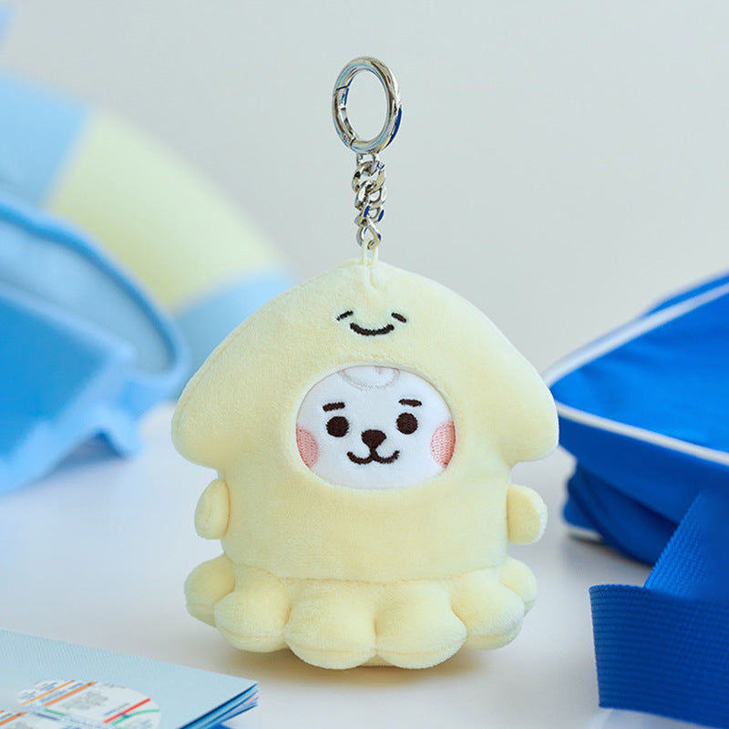 Kpop Ocean Friends Plush Keychain