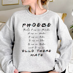 Friends Letter Women's Grey Sweatshirt
