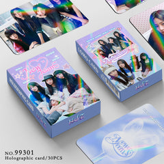 30PCS NJZ Holographic Photocards