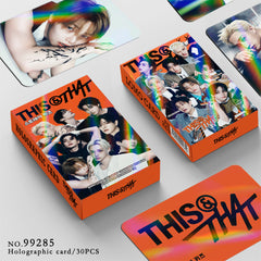 30PCS SKZ This & That Holographic Photocards