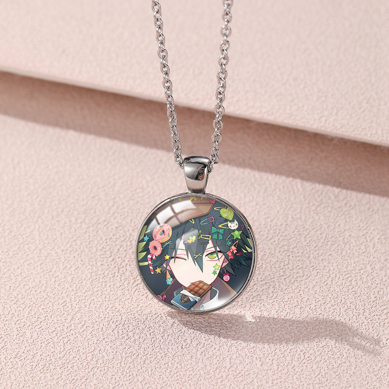 Anime Time Gem Necklace