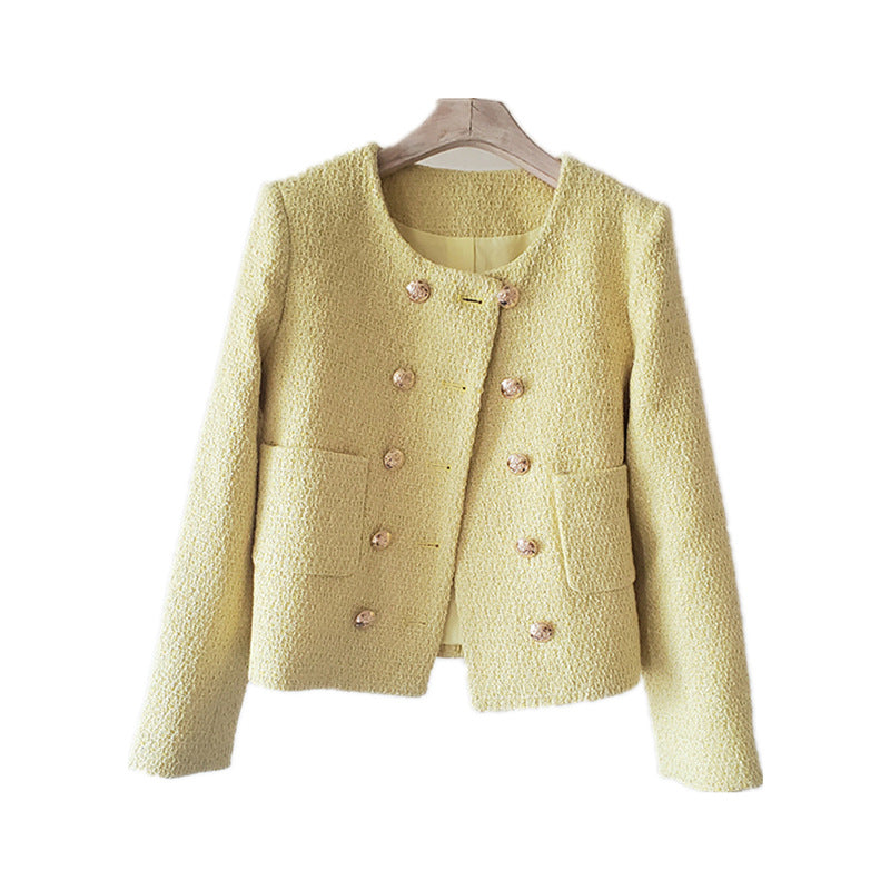 Women's Tweed Double-breasted Jacket