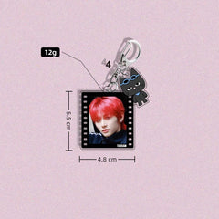 Kpop Acrylic Schoolbag Pendant Keychain