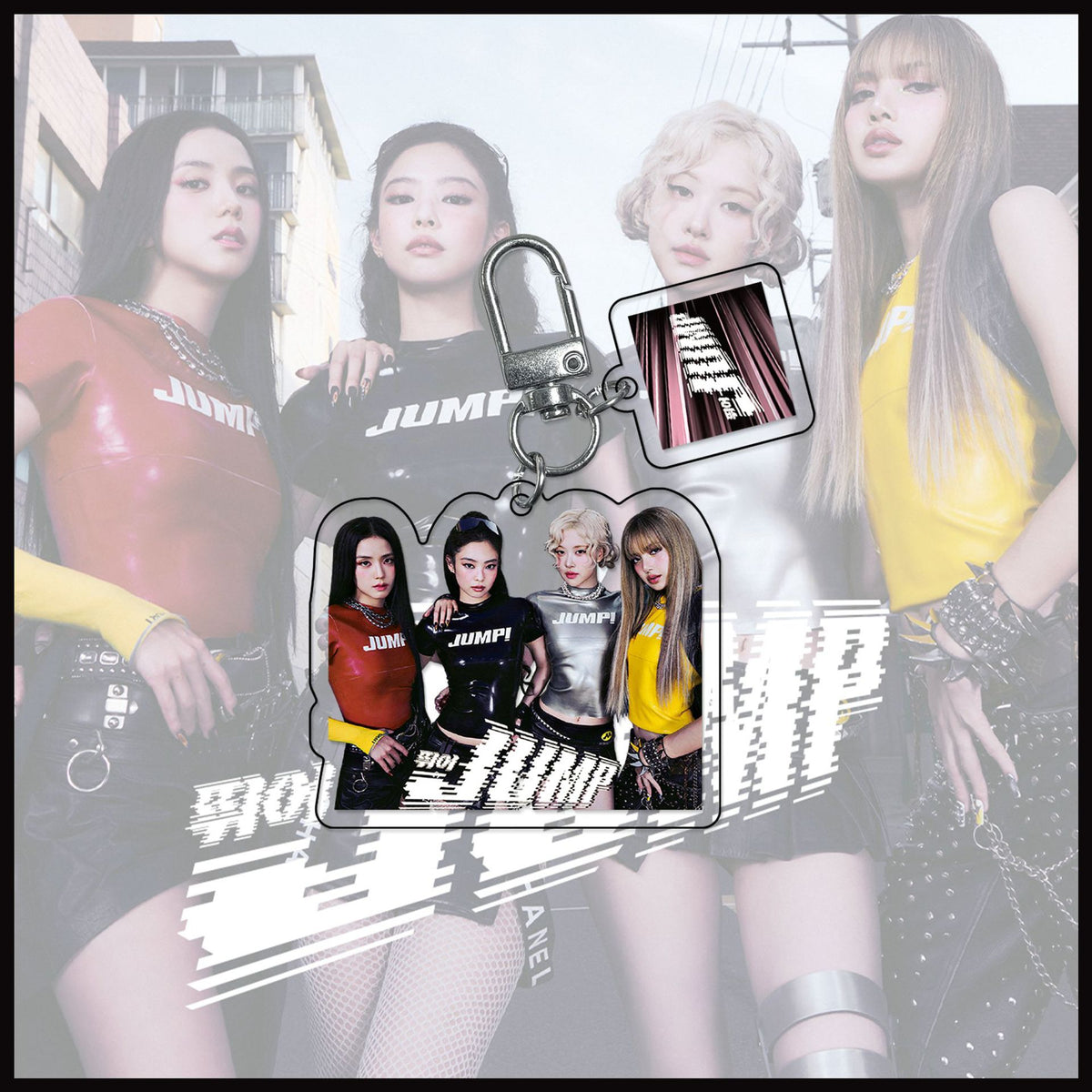 ROSE JISOO Acrylic Keychain