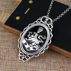 Retro Twilight Pendant Necklace