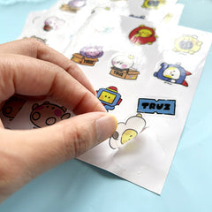 KPOP Cartoon PVC Waterproof Stickers