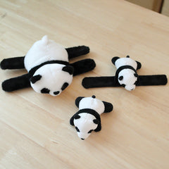 Cute Panda Doll Snap Wrist Brooch Pendant