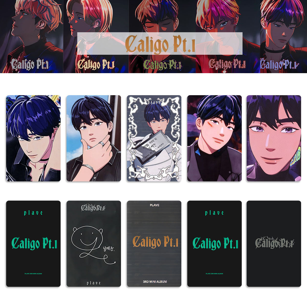 Kpop Caligo Album PhotoCards