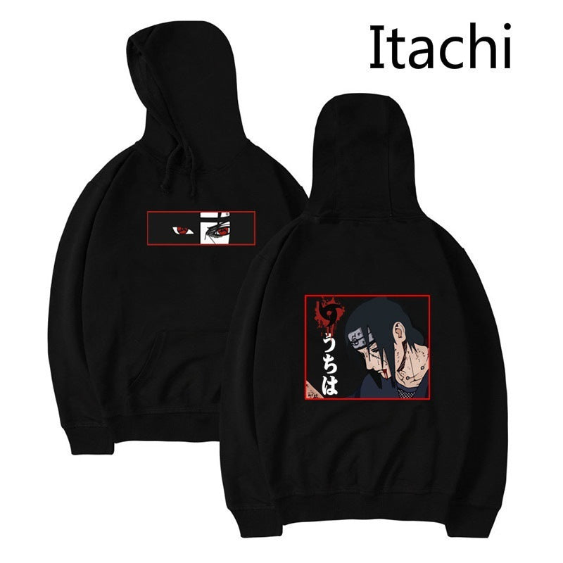 Trendy Anime Logo Printed Unisex Casual Hoodie