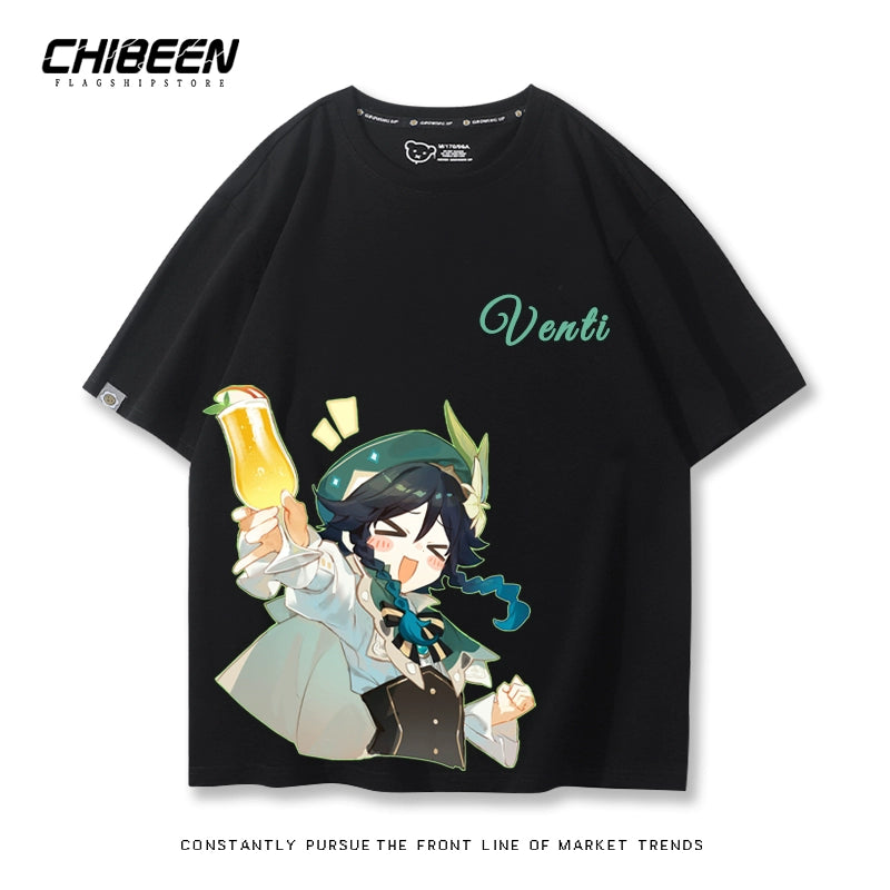 Game Venti Barbatos Short-sleeved T-shirt