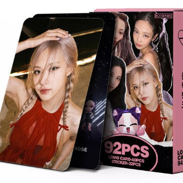 92 Kpop Jisoo Jennie LOMO Cards