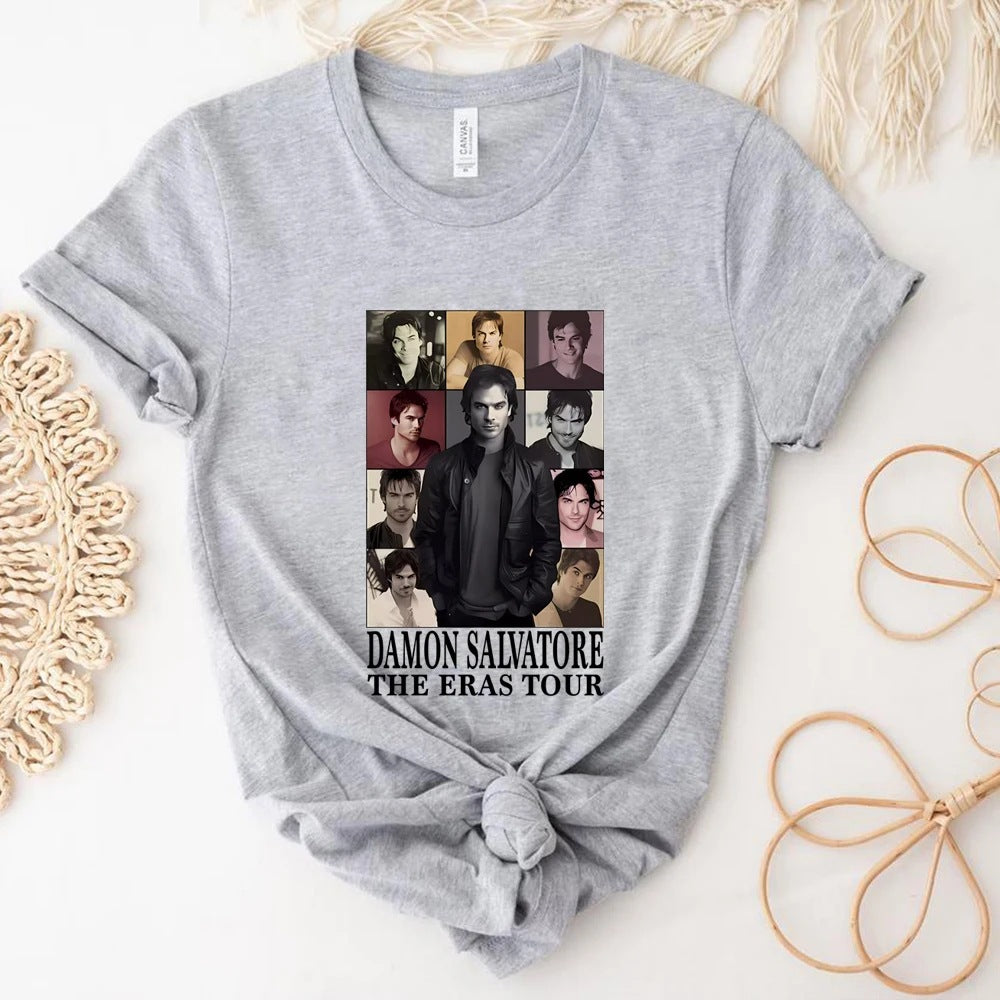 Damon Salvatore The Eras Tour T-shirt