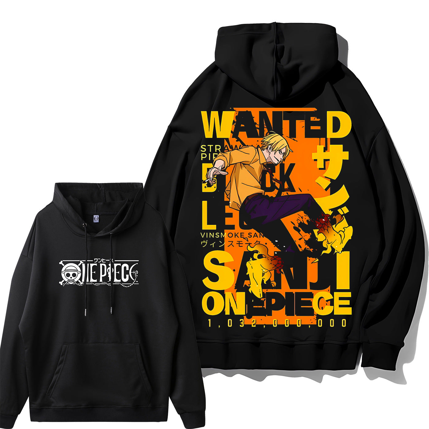 Unisex Straw Hat Luffy Loose Hoodie