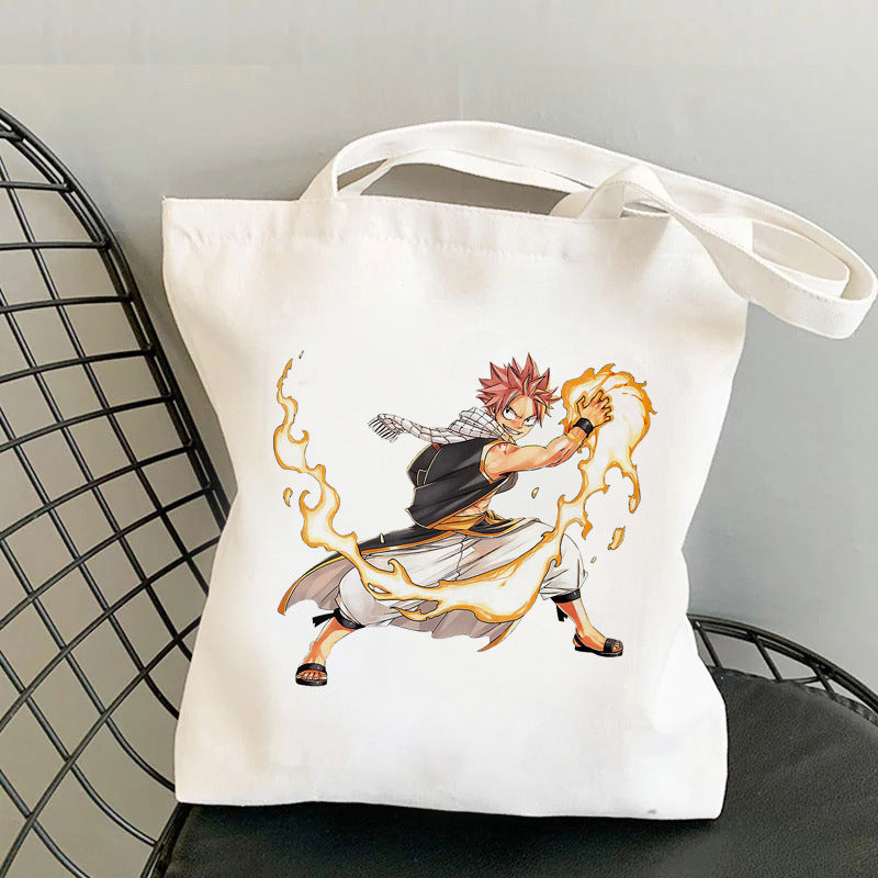 Wanted Luffy Printed Canvas Shoulder Bag