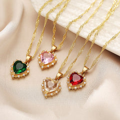 Crystal Heart Necklace