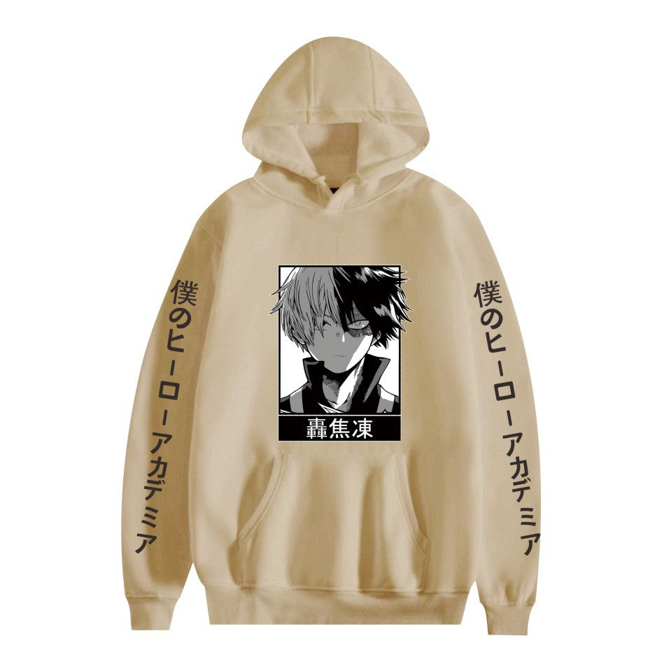 Men's and Women's Anime Graphic Print Hoodie Top