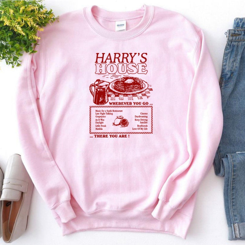 Lovely Girls Harry's House Print Casual Sweatshirt