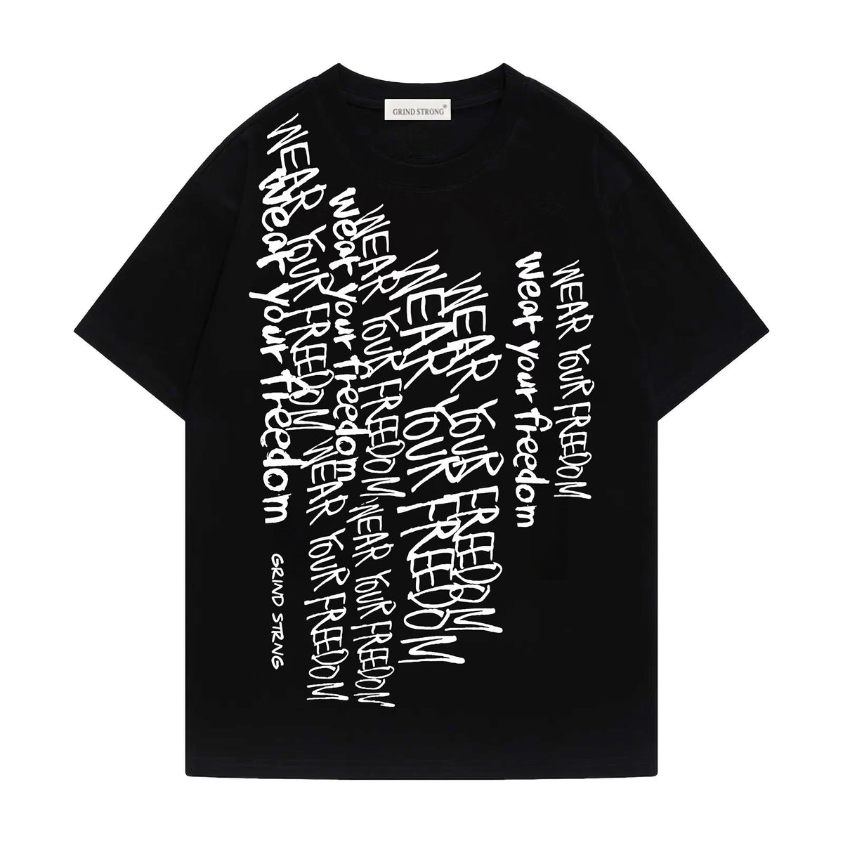 JUHOON Same Letter Short-sleeved T-shirt Top