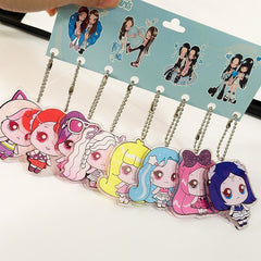 H2H Cartoon Doll Acrylic Pendant Charm
