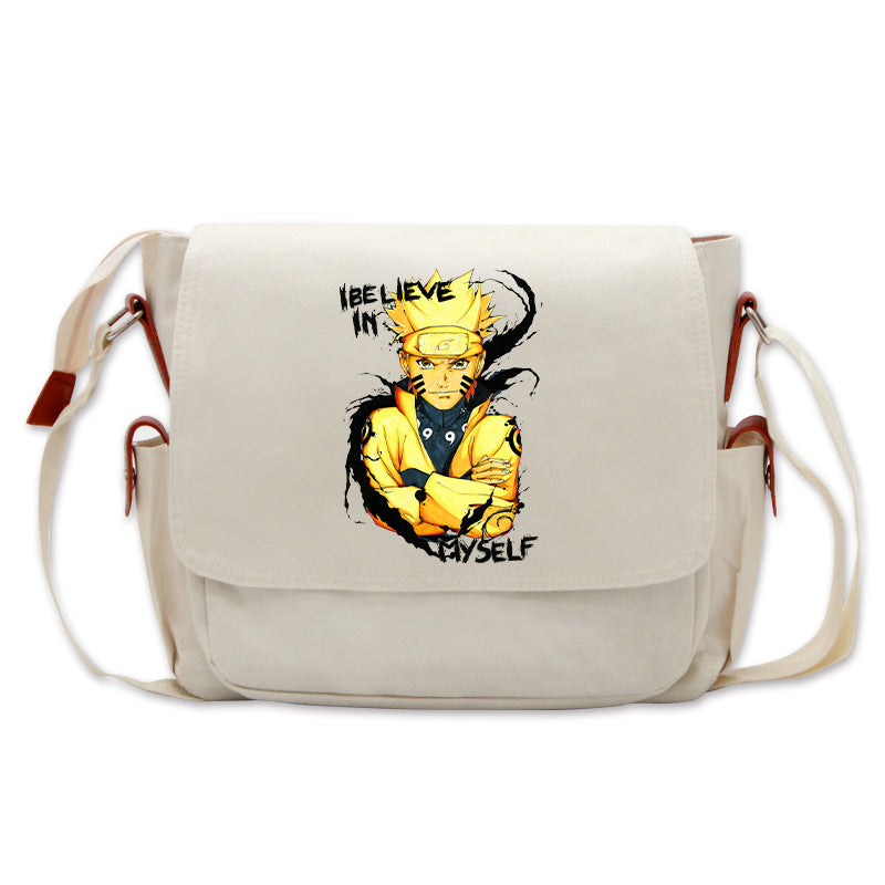 Trendy Sasuke Kakashi Anime Mailman Bag