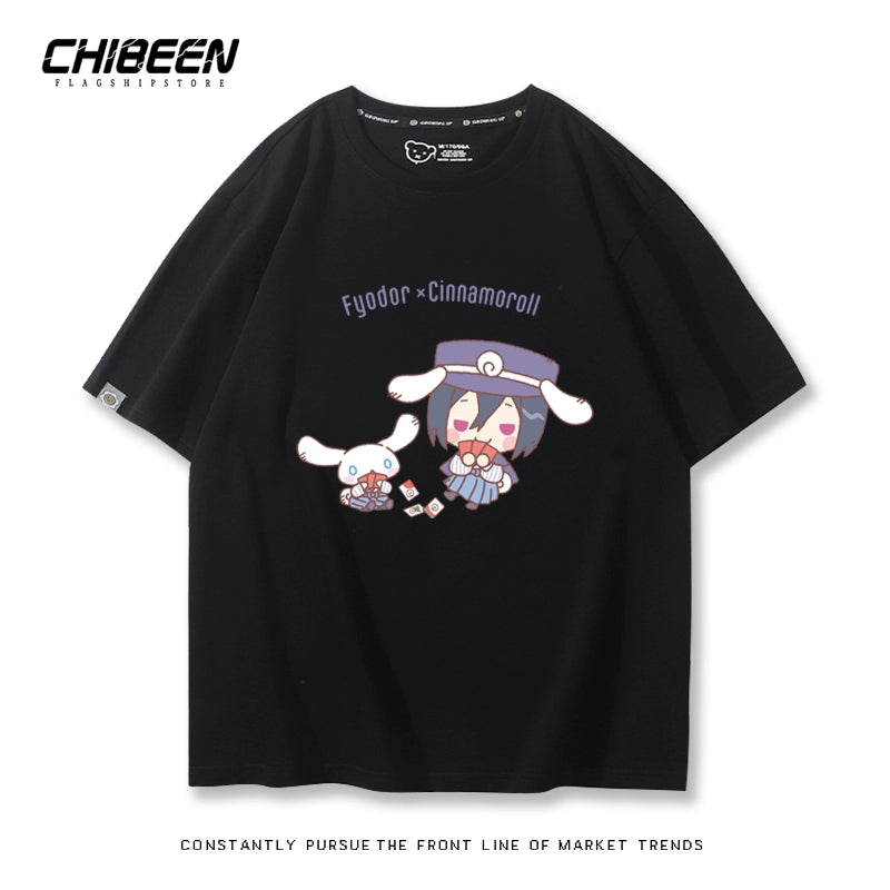 Men's and Women's Dazai Short Sleeve Cotton T-Shirt
