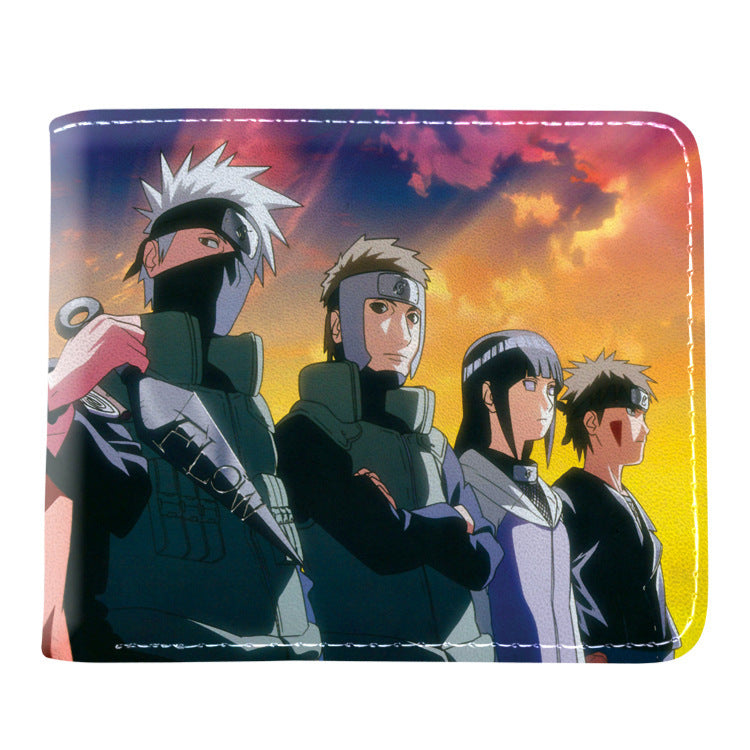 Trendy Anime Sasuke Folding Wallet